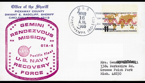 enveloppe USA 273 B - cover USA 273 B