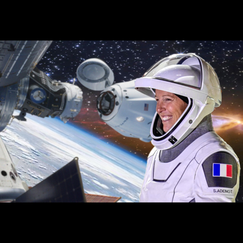 image of CREW 12 - VOL HUMAIN SPACE X SPACEX CREW - DRAGON 2 - Sophie Adenot
