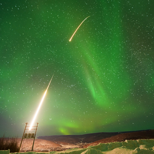 image of Black and Diffuse Aurora Science Surveyor mission