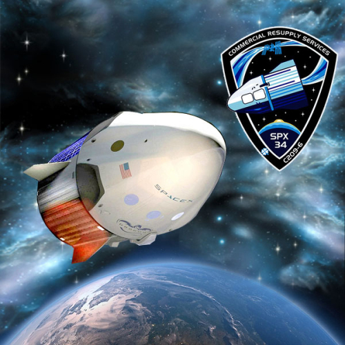 image of SPACEX DRAGON CRS-34 (CARGO SHIP) - FALCON 9 B5