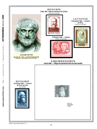 page number astronome_11__ from album astronome to collect stamps