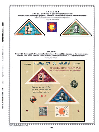 page astronome_14_B_ de album collection astronome de timbres