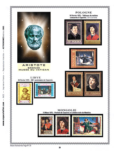 page astronome_29__ de album collection astronome de timbres