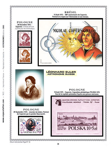 page astronome_33__ de album collection astronome de timbres