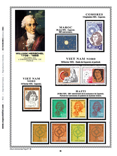 page astronome_36__ de album collection astronome de timbres