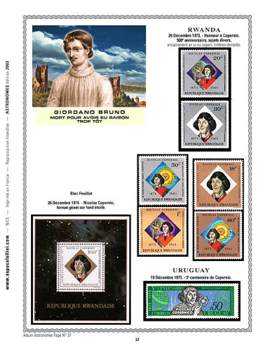 page astronome_37__ de album collection astronome de timbres
