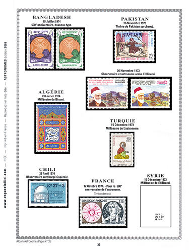 page astronome_39__ de album collection astronome de timbres