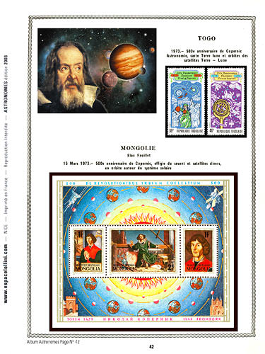 page astronome_42__ de album collection astronome de timbres