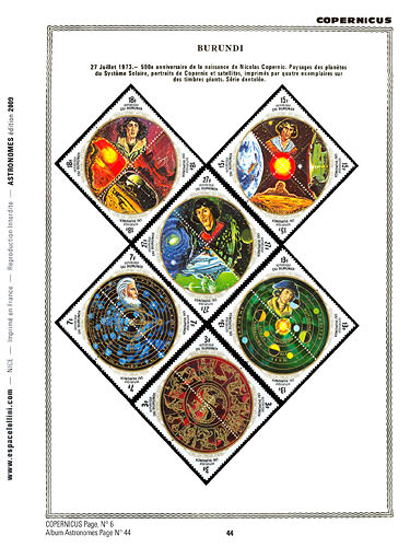 page astronome_44__ de album collection astronome de timbres