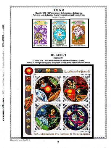 page astronome_48__ de album collection astronome de timbres