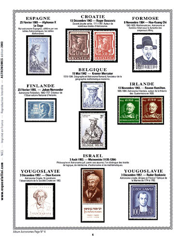 page astronome_4__ de album collection astronome de timbres