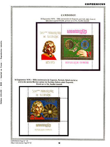 page astronome_58__ de album collection astronome de timbres