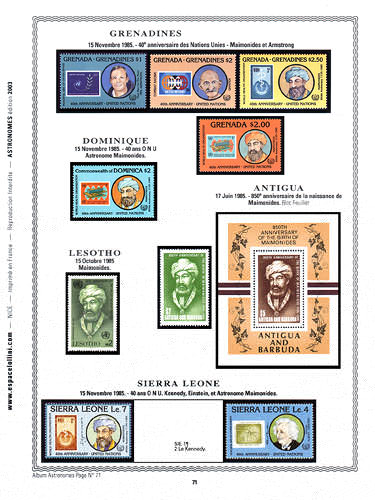 page number astronome_71__ from album astronome to collect stamps