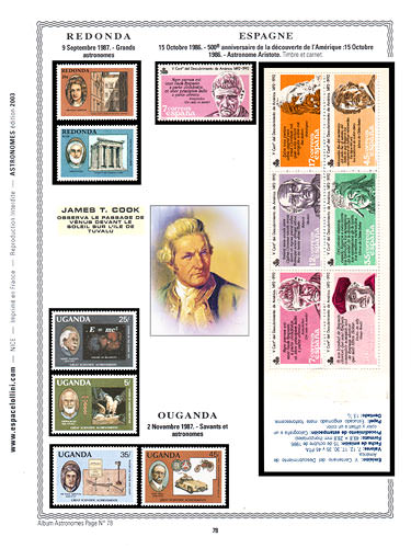 page astronome_78__ de album collection astronome de timbres