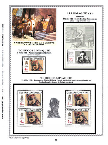 page astronome_80__ de album collection astronome de timbres