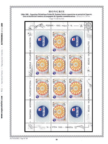 page astronome_84__ de album collection astronome de timbres