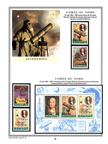 page astronome_92__ de album collection astronome de timbres