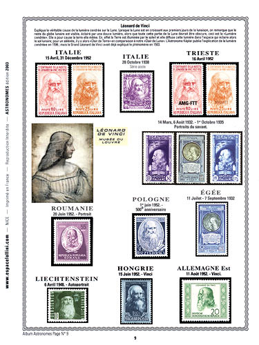 page astronome_9__ de album collection astronome de timbres