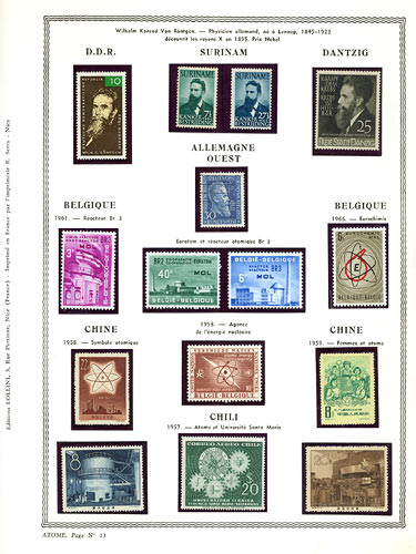 page number atome_13__ from album atome to collect stamps