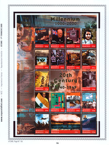 page number atome_156__ from album atome to collect stamps