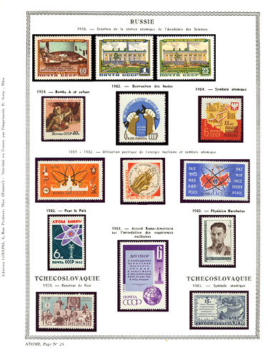 page number atome_25__ from album atome to collect stamps