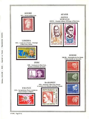 page number atome_41__ from album atome to collect stamps