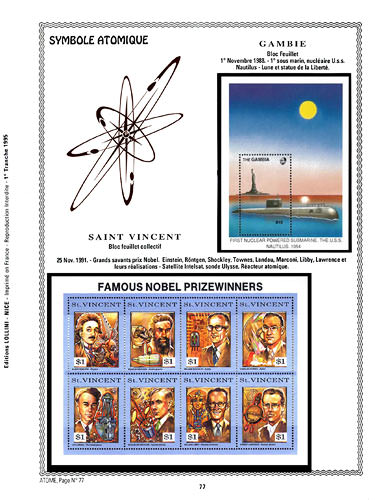 page number atome_77__ from album atome to collect stamps