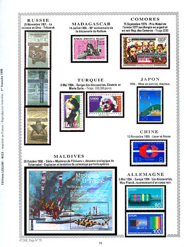 page number atome_78__ from album atome to collect stamps