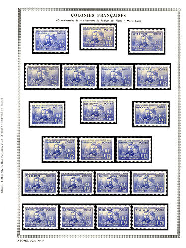 page number atome_7__ from album atome to collect stamps