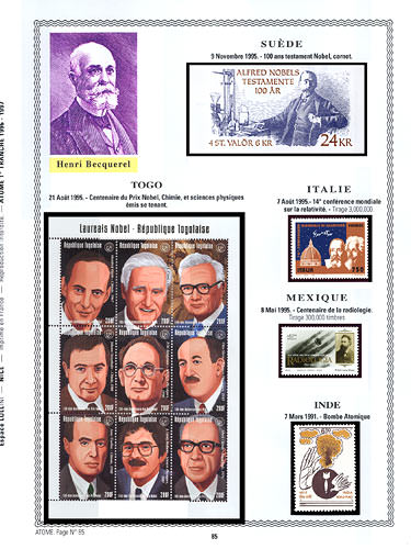 page number atome_85__ from album atome to collect stamps