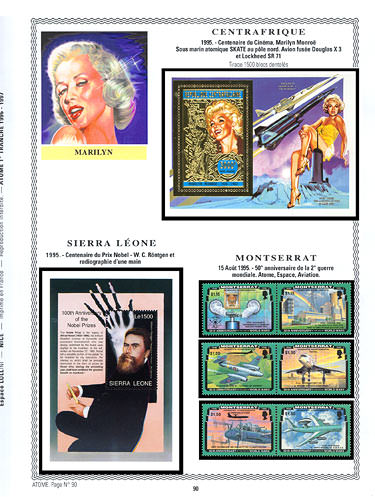page number atome_90__ from album atome to collect stamps