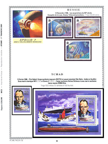page number atome_92__ from album atome to collect stamps