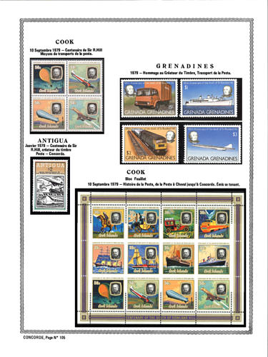 page concorde_105__ de album collection concorde de timbres