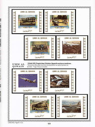 page concorde_12_D_ de album collection concorde de timbres