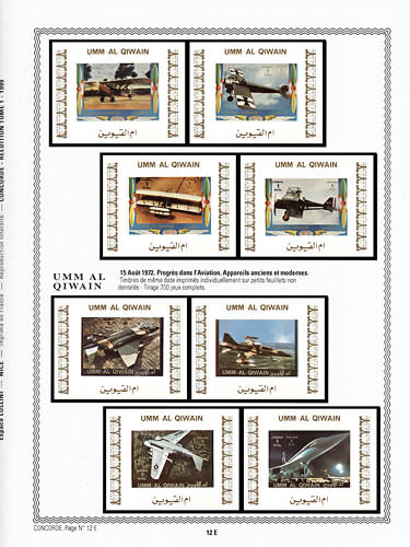 page concorde_12_E_ de album collection concorde de timbres