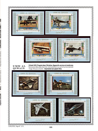 page concorde_12_G_ de album collection concorde de timbres