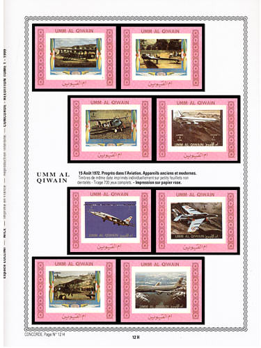 page concorde_12_H_ de album collection concorde de timbres