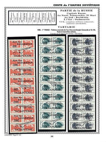 page concorde_372__ de album collection concorde de timbres