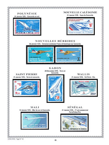 page number concorde_43__ from album concorde to collect stamps