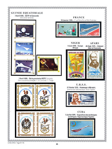 page number concorde_45__ from album concorde to collect stamps