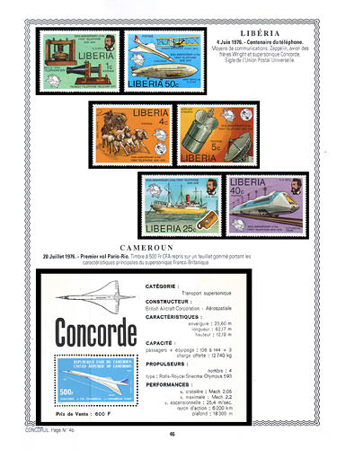 page number concorde_46__ from album concorde to collect stamps