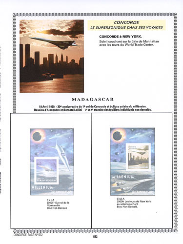 page concorde_532__ de album collection concorde de timbres
