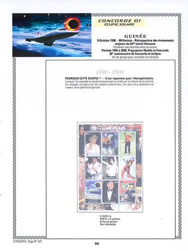 page concorde_541__ de album collection concorde de timbres