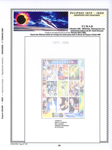 page concorde_551__ de album collection concorde de timbres