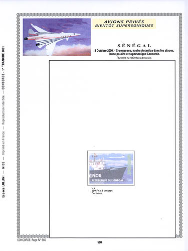 page concorde_560__ de album collection concorde de timbres