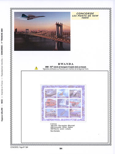 page concorde_564__ de album collection concorde de timbres