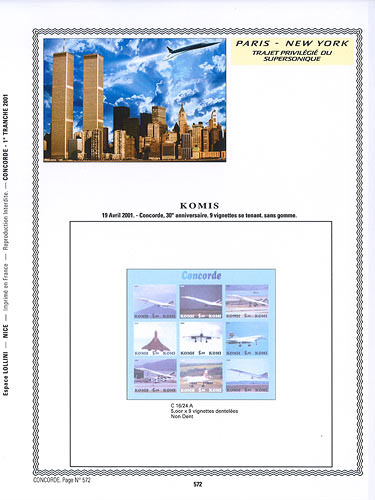 page concorde_572__ de album collection concorde de timbres