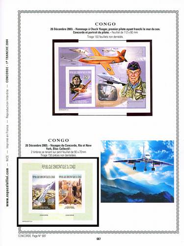 page concorde_687__ de album collection concorde de timbres