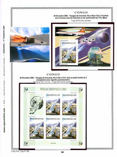 page concorde_688__ de album collection concorde de timbres