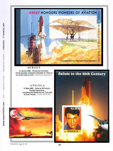 page concorde_705__ de album collection concorde de timbres